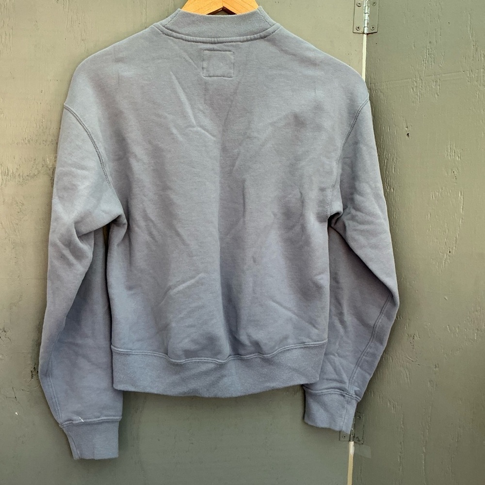 Abercrombie & Fitch Sweatshirt Soft AF Collection Paris Cropped Oversized ZS XXS - Picture 2 of 6